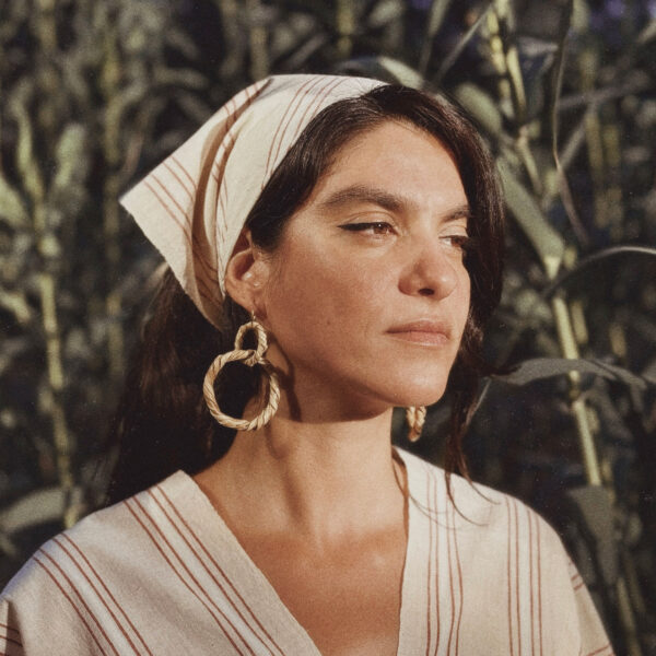 LOOM-WOVEN STRIPED HEADSCARF - Image 2