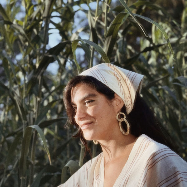 LOOM-WOVEN STRIPED HEADSCARF - Image 3
